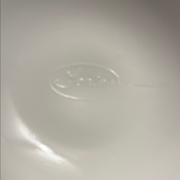 White Fenton Hobnail Candle Holder - Picture 3 of 17